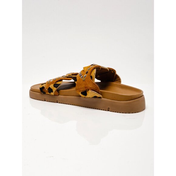 🆕 FREE PEOPLE Leo Sandal / Leopard - Picture 4 of 7